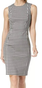 calvin klein houndstooth dress
