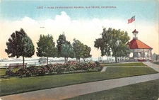 # G2001  SAN PEDRO,  CA.    POSTCARD,    PARK & HARBOR