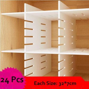 Adjustable Drawer Dividers Organiser Socks Make Up Plastic Closet Separator Adjustable Drawer Dividers Organiser Socks Make Up Plastic Closet Separator
