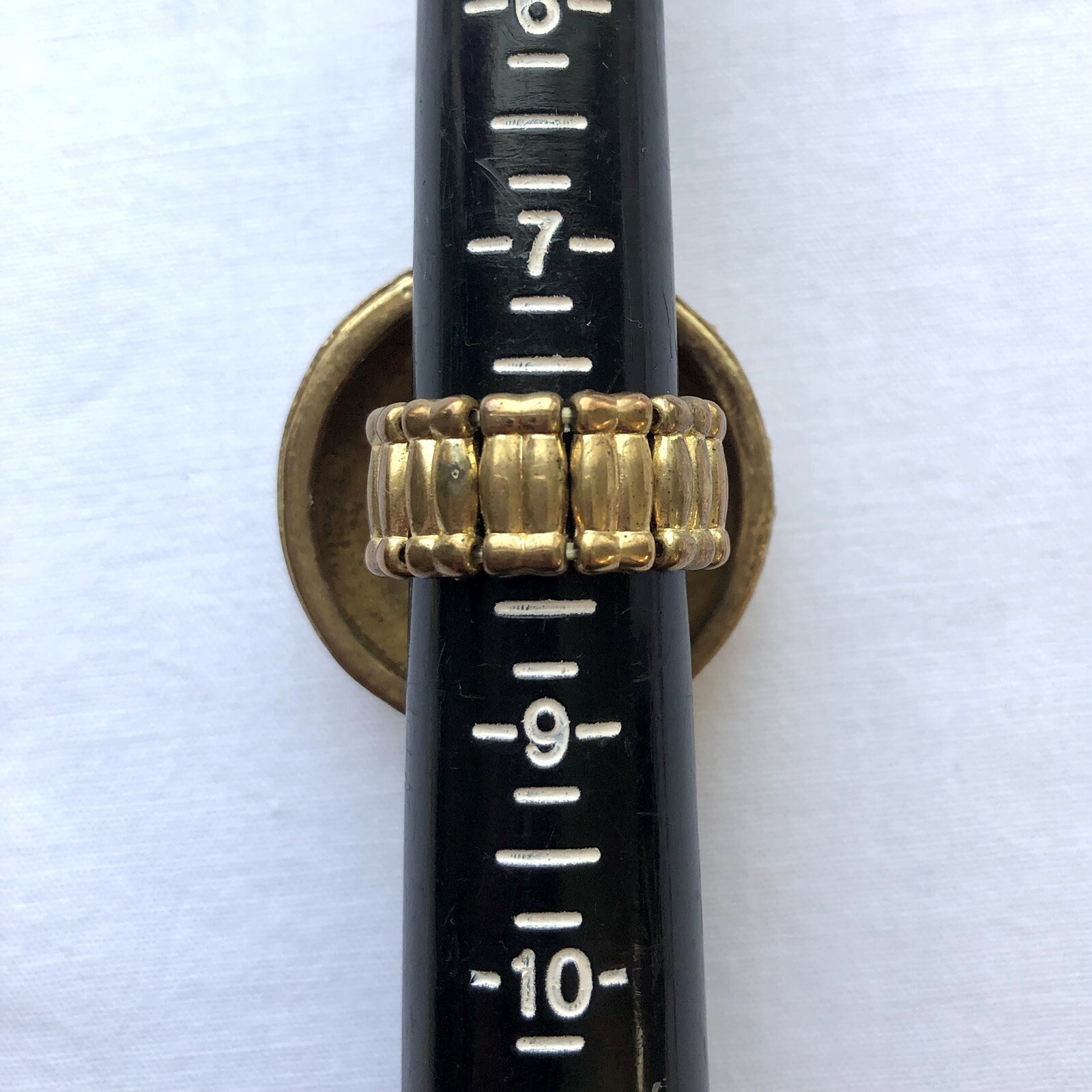 Chunky Round Statement Ring Pave Rhinestone Stret… - image 5