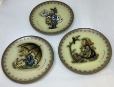 VTG Miniature M.I Hummel  Plates Lot Of 3 Miniature  #978, 982, 983 Reproduction