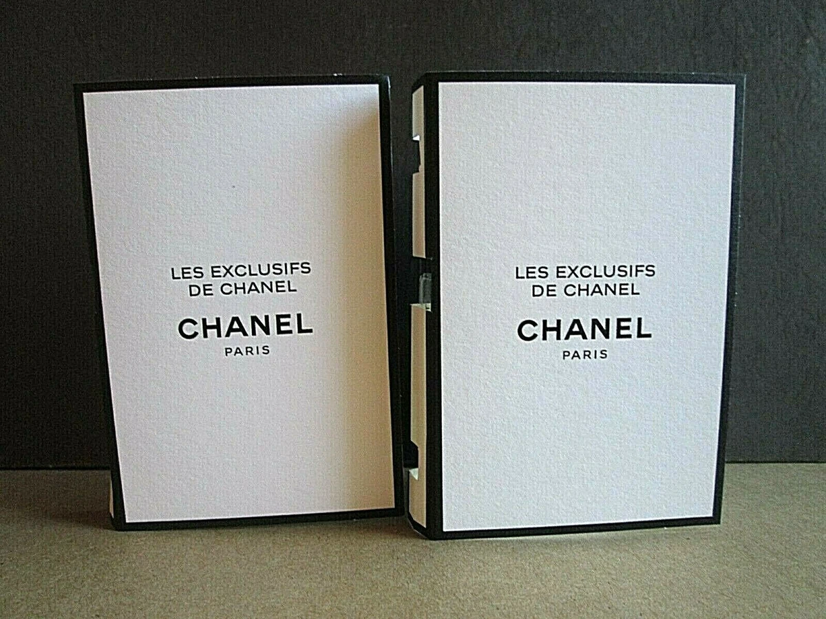 2 CHANEL LES EXCLUSIFS COROMANDEL EAU DE PARFUM SAMPLE SPRAY 1.5 ML 0.05 OZ EDP