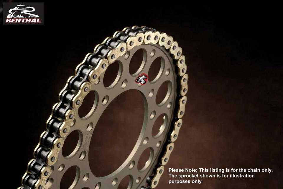BMW G450X Street 2009 Renthal 520-R4 Gold X-Ring Chain 520 x 114 Links - Image 4 of 4