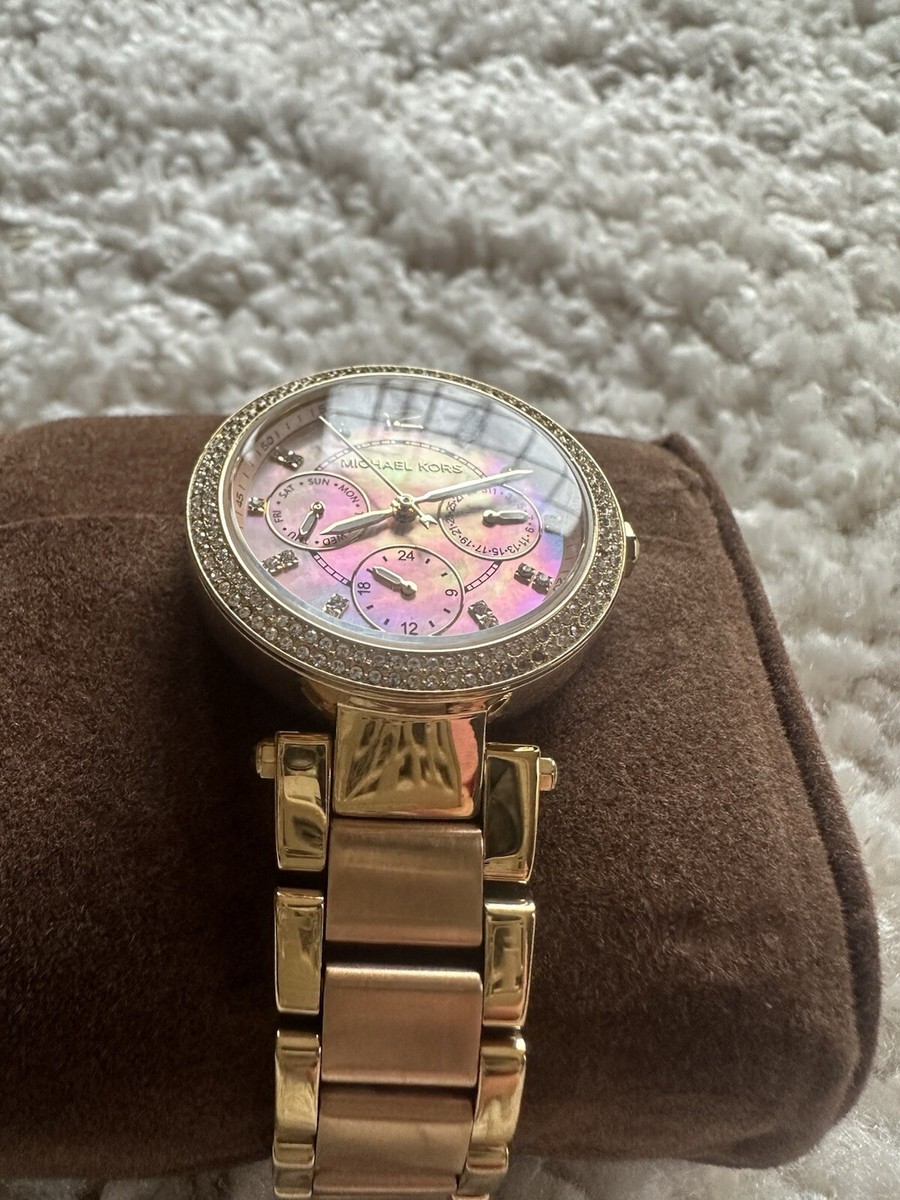 Michael Kors MK6477 Mother of Pearl Dial Two Tone Stainless Steel Women\'s Watch Michael Kors MK6477 Mother of Pearl Dial Two Tone Stainless  main image 2