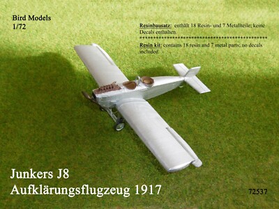 Junkers J8 Aufklärer 1917   1/72 Bird Models Resinbausatz / Resin kit