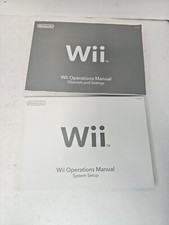 Nintendo Wii Console Operations Manual. Channels Settings System - Manual Only -
