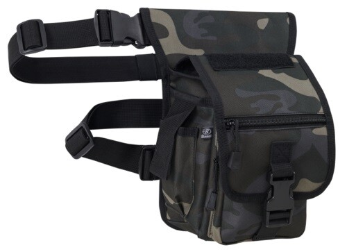 Brandit Riñonera Lateral Coinciden Militar Hombre Camuflaje Oscuro | eBay