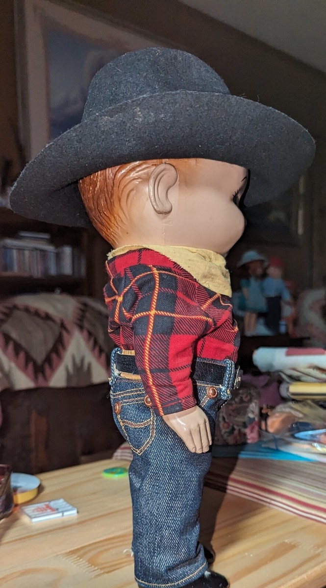 バディリー人形 Vintage Buddy Lee Doll Cowboy Lee Jeans in original outfit