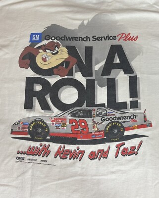 Vintage Kevin Harvick Taz LooneyTunes Nascar Racing All Over Print