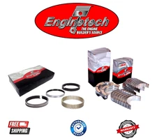 Main & Rod Bearings + Moly Piston Rings for Chevrolet LS Gen III IV 4.8L 5.3L