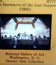 USA GALLERY OF ART RARE 35MM 9 COLORED SLIDES FAMOUS ART NEW PLUS CENEI VIEWER