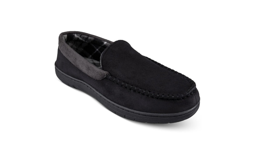 Мужские мокасины Haggar с подкладкой из искусственной замши, черные, 8-9 см