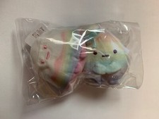 San-x Sumikko Gurashi Arco Iris Unicornio _ Mini Peluches Parque Tapioca 2 Artículos