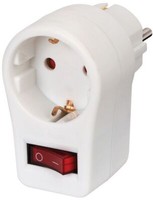 Brennenstuhl 1508070 Brennenstuhl Steckdosenadapter Zwischenstecker + Schalter W