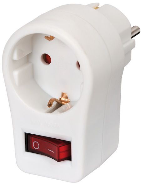 Brennenstuhl 1508070 Brennenstuhl Steckdosenadapter Zwischenstecker + Schalter W-image