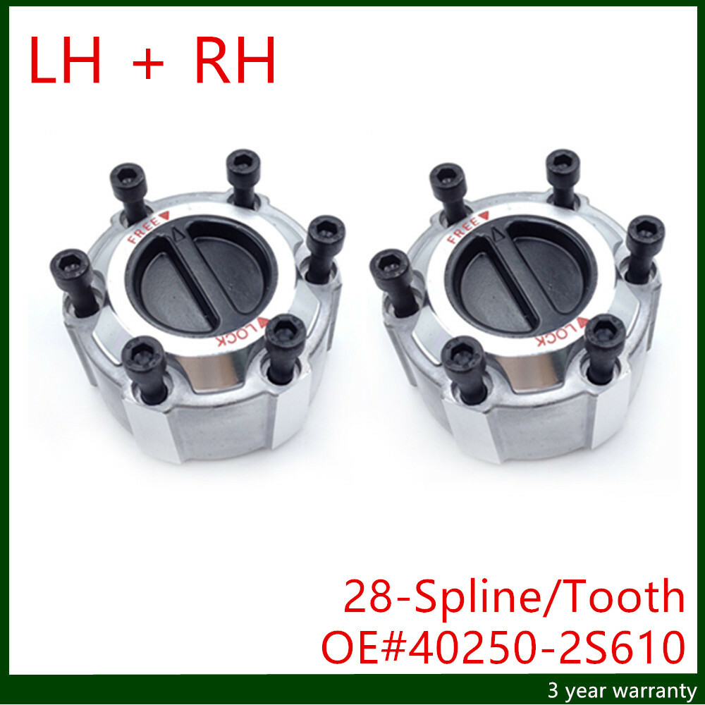 ihika　0808 AISIN Locking Hubs - Fits 1/90-1/99 7x/8x Series w/6 Lug Wheels (Gold)