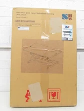 SHW Black New Sealed 32" Over Desk Adjustable Standing Desk Converter w/ Drawer