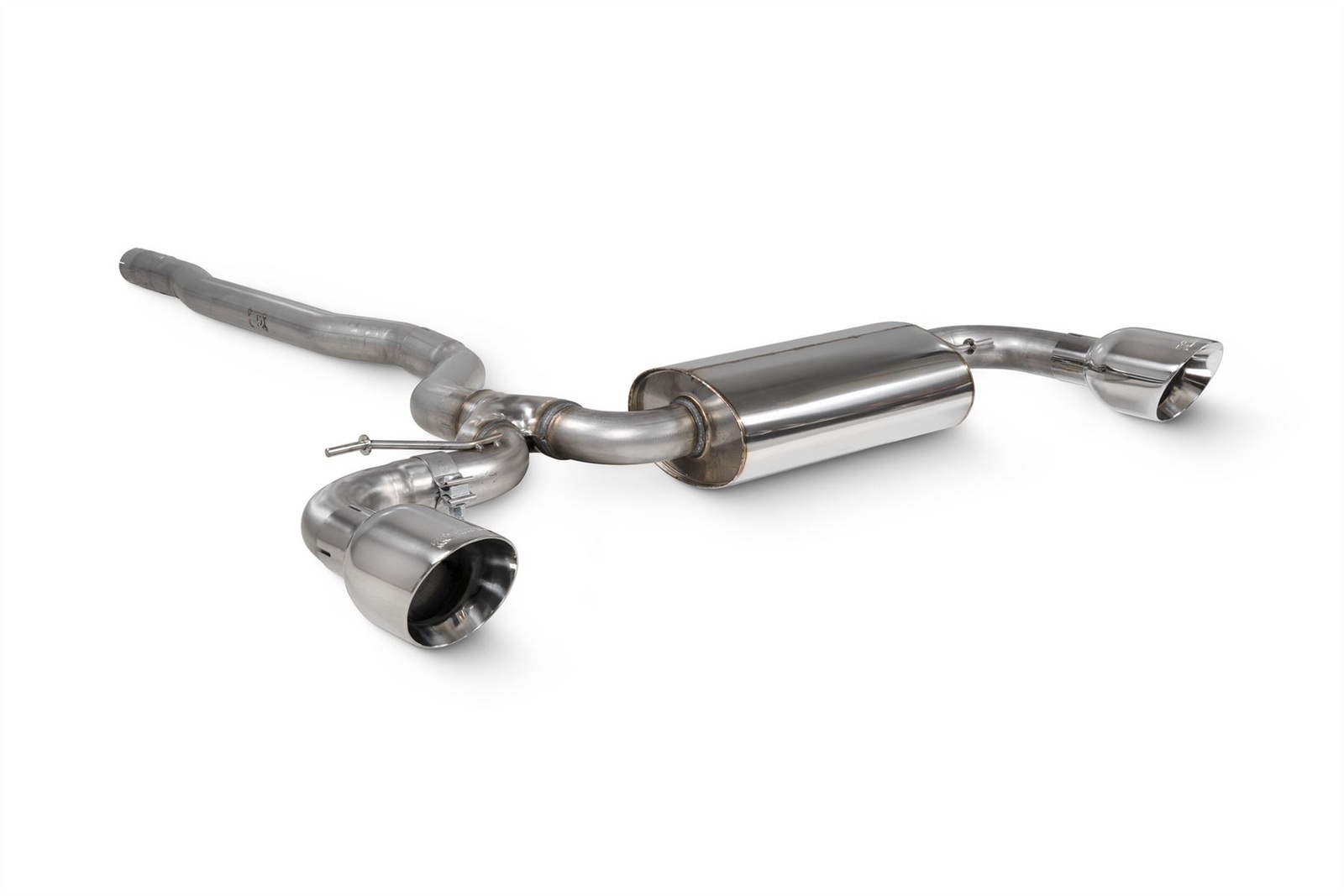 Scorpion Exhaust GPF Back Polished Trims Mini Cooper S Clubman F54 19-24