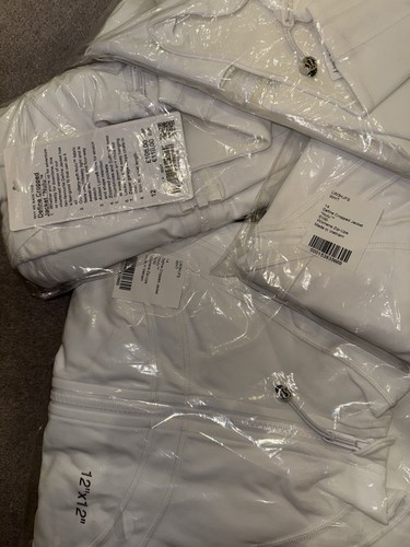 Lululemon Define Cropped Jacket - Brand New - White - UK 18 - Picture 6 of 7