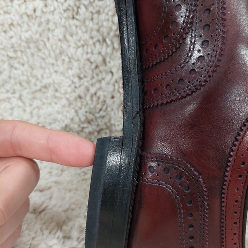 Brooks Brothers Wingtip Oxford Brogue Dress Shoes Mens 11.5 D, Goodyear Welted - Picture 15 of 15
