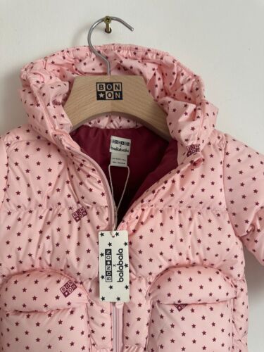 Bonton Baby X Balabala Girls Puffer Padded Jacket Coat French Parisian RRP £196 - Picture 7 of 16