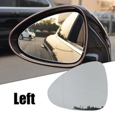 Rearview Mirror Glass W/Plate W/heated For Porsche Panamera 2010-2016 Left-Side