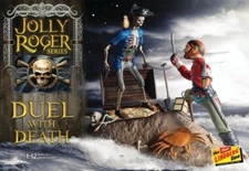 DUEL WITH DEATH" Jolly Rogers Series" kit by Lindberg scale mint