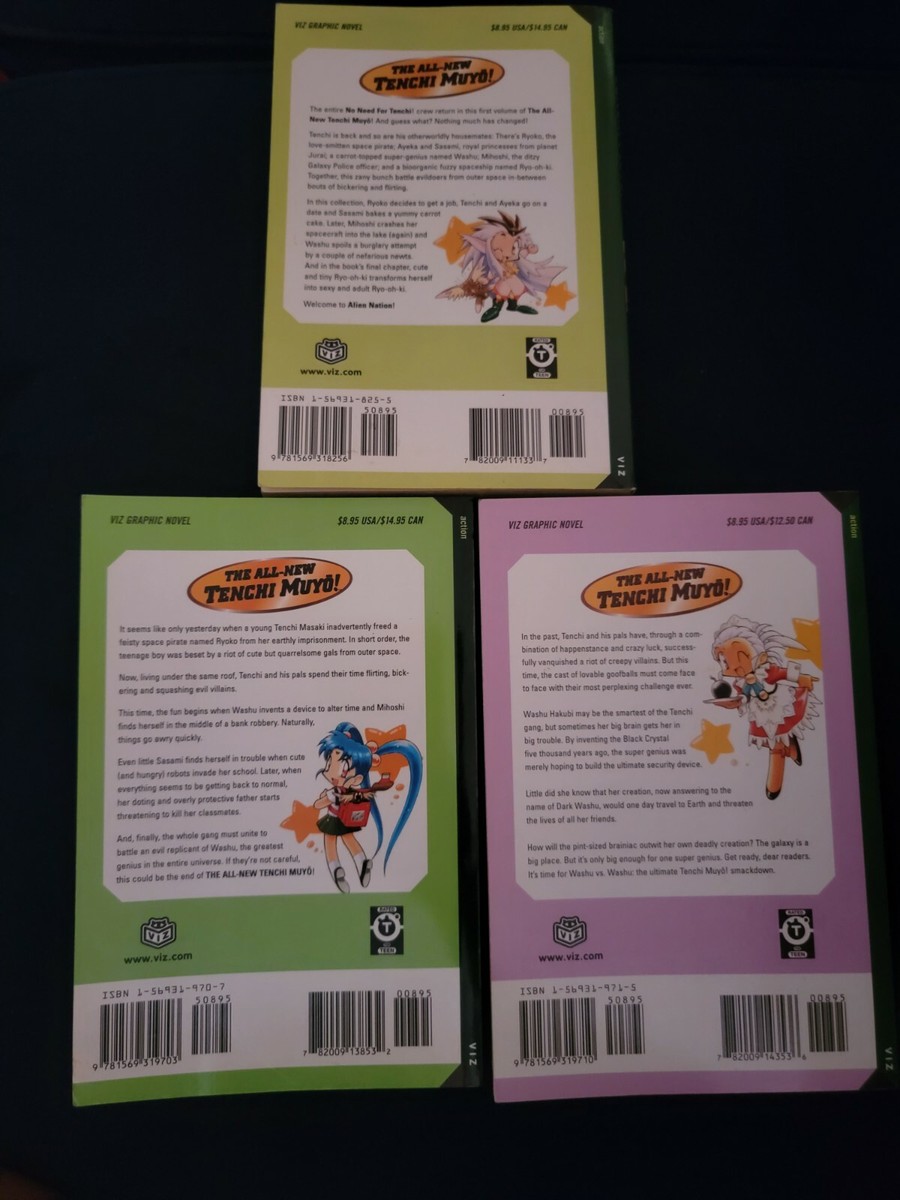 The All-New Tenchi Muyo! Manga Graphic Novel OOP Viz 1-3 | eBay