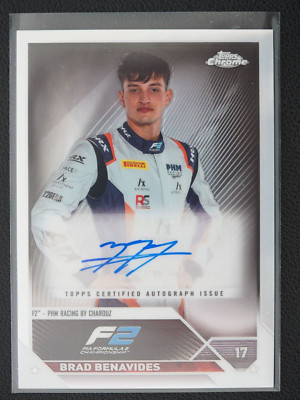 Topps Chrome F1 2023 Formula 1 Brad Benavides #CAC-BB Autograph Refractor