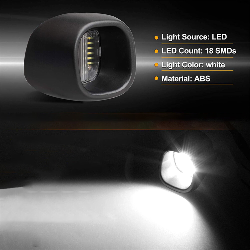 Car LED License Plate Light Rear Lamps For Blazer S10 Pickup Jimmy S15
