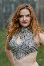 Chainmail Butted Bikini medieval cosplay festival 10mm