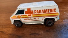 Hot Wheels Redline Supervan Paramedic Ambulance - White - Hong Kong - 1974