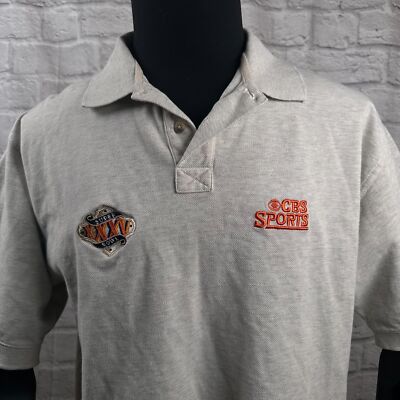CBS SPORTS NFL Super Schüssel 35 Pendleton Herren Polohemd L Ravens Giants Xxxv
