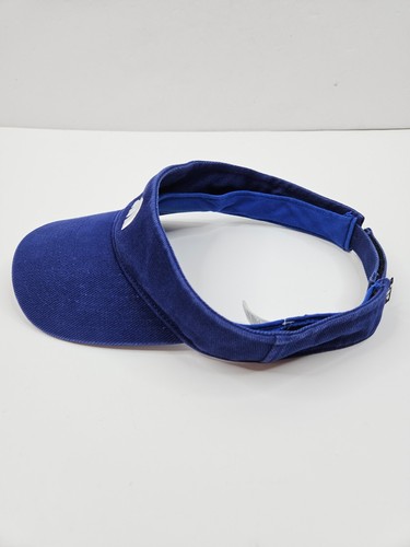 Vintage 90s Adidas Blue Tennis Golf Sun Visor Cap Hat Adults One Size Fits Most - Picture 12 of 18