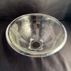 Vintage Hazel Atlas Clear Depression Glass Criss Cross Design Medium Mixing Bowl