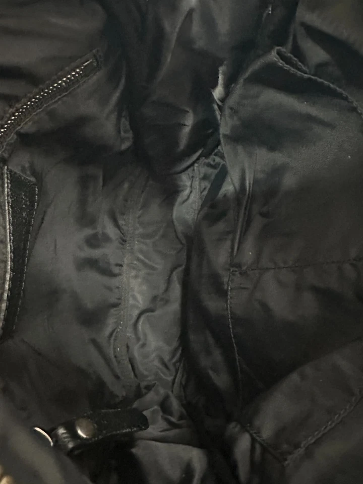 Bolso Mensajero BURBERRY Cremallera Cuadros Ahumados Lona Pequeño Foto 4 de 4