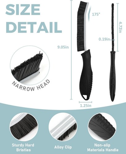 Cleaning brush-bristle gap cleaning brush, multifunctional gap brush washing - Picture 5 of 9