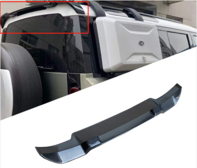 ABS Carbon Fiber Rear Wing Trunk Lip Spoiler For LR Defender Khan 2020-2026