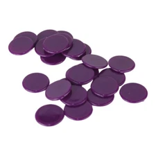 Game Chips - 25 Mm - Purple