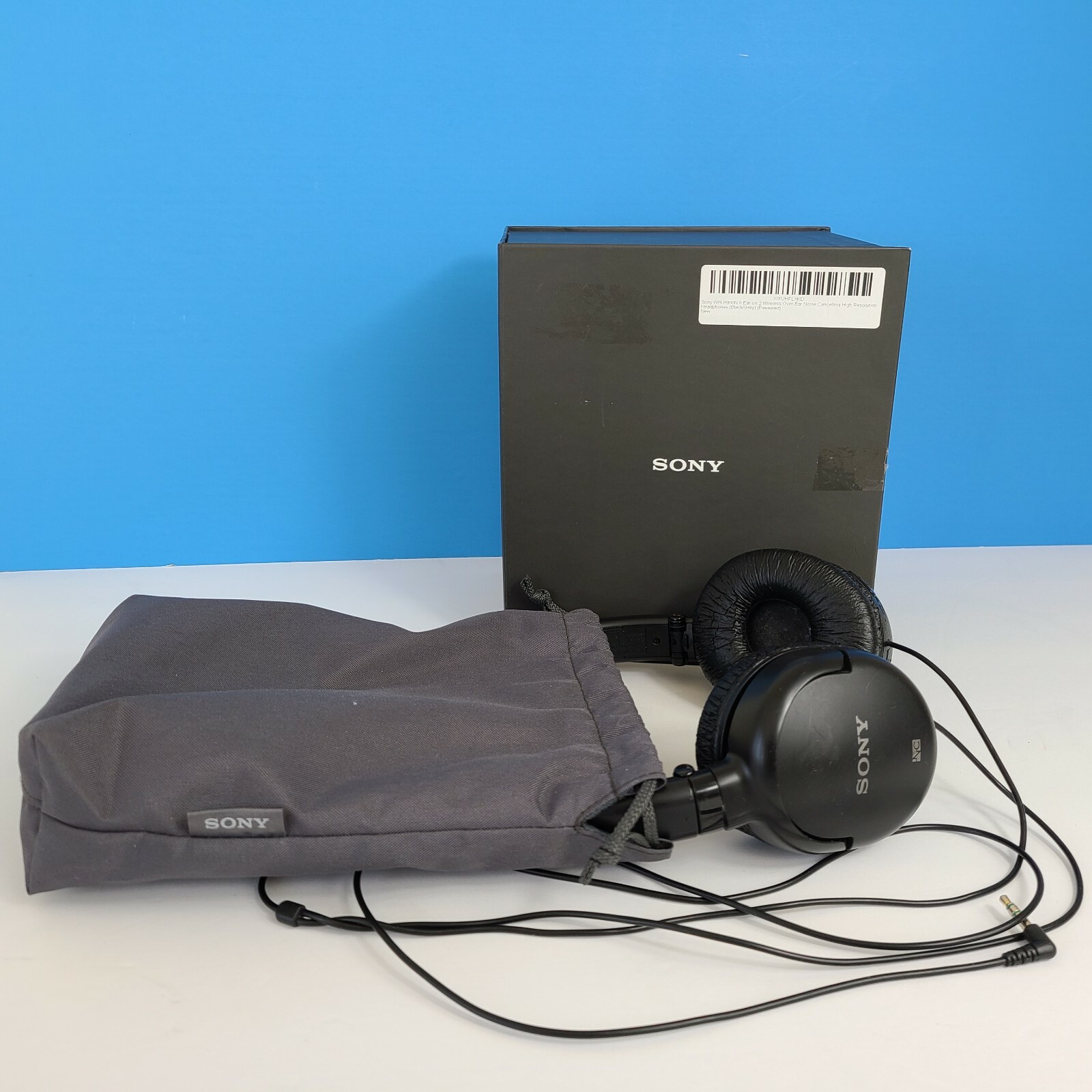 Sony MDR-NC8 Noise Cancelling Headphones with 3.5mm Jack in Excellent Condition