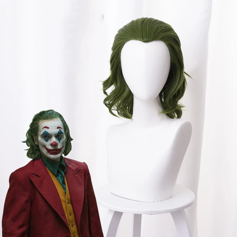 2019 Movie Clown Batman Joker Wig Cosplay Joaquin Phoenix Arthur