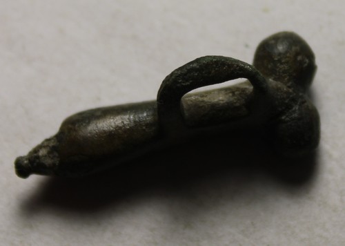 Rare Genuine Ancient Roman soldier Military bronze phalic pendant artifact power - Picture 5 of 6