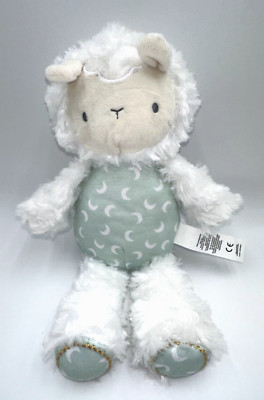 NWOT! Kids2 Ingenuity Plush Crinkle Lamb Lovey Baby Toy Stuffed Animal  w/ Ring