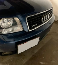 Front Bumper Tow Hook License Plate Tag Mount Bracket For Audi A4 1999-2001 (B5)