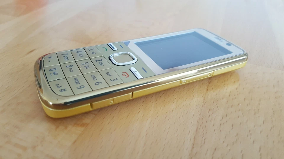Nokia C5-00 Gold ohne Simlock / 36 Monate ( 3 Jahre ) Gewährleistung