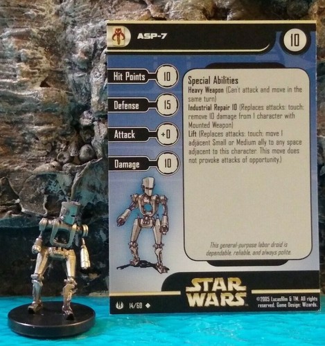 Star Wars Miniatures Universe ASP-7 #14 