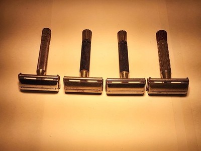 Vintage Gillette Super Speed Razor Lot 