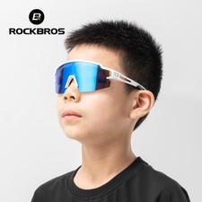ROCKBROS Kids Polarized Sunglasses for Boys Girls 3-12 Youth Cycling Sun Glasses