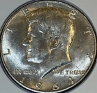 **1964-D 50C Kennedy Half Dollar 90% Silver. **Free Shipping**