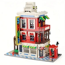 City Corner Shop & Market Building Block Set | General Jim's Toys & Bricks | GJ-